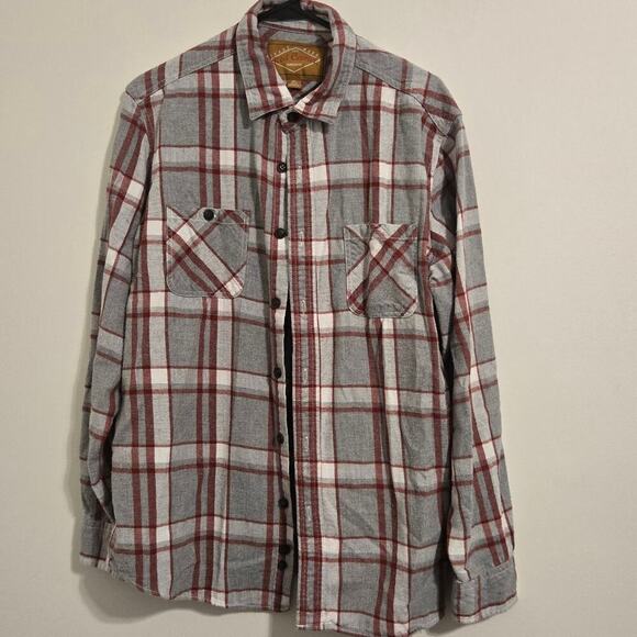 Red Camel Other - Red Camel Handcrafted Plaid Flannel Utility Shirt Men’s XL Casual Workwear